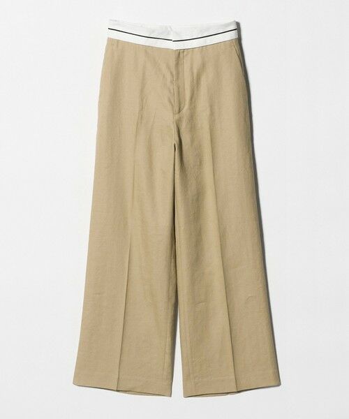 BEAUTY&YOUTH UNITED ARROWS / ビューティー&ユース ユナイテッドアローズ その他パンツ | 麻ブレンド マーベルト ワイドパンツ UVカット | 詳細14