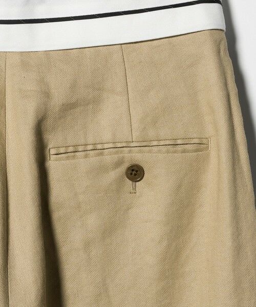 BEAUTY&YOUTH UNITED ARROWS / ビューティー&ユース ユナイテッドアローズ その他パンツ | 麻ブレンド マーベルト ワイドパンツ UVカット | 詳細18