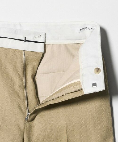 BEAUTY&YOUTH UNITED ARROWS / ビューティー&ユース ユナイテッドアローズ その他パンツ | 麻ブレンド マーベルト ワイドパンツ UVカット | 詳細19