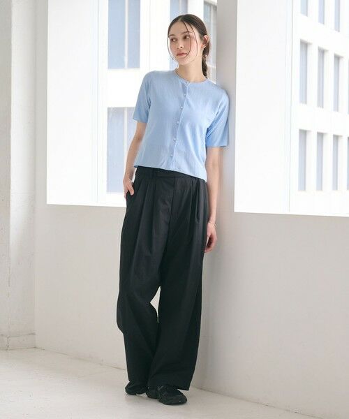 BEAUTY&YOUTH UNITED ARROWS / ビューティー&ユース ユナイテッドアローズ その他パンツ | ナイロンコットン ワイドタックパンツ ウォッシャブル | 詳細5