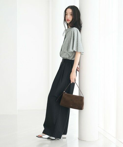 BEAUTY&YOUTH UNITED ARROWS / ビューティー&ユース ユナイテッドアローズ その他パンツ | ナイロンコットン ワイドタックパンツ ウォッシャブル | 詳細8