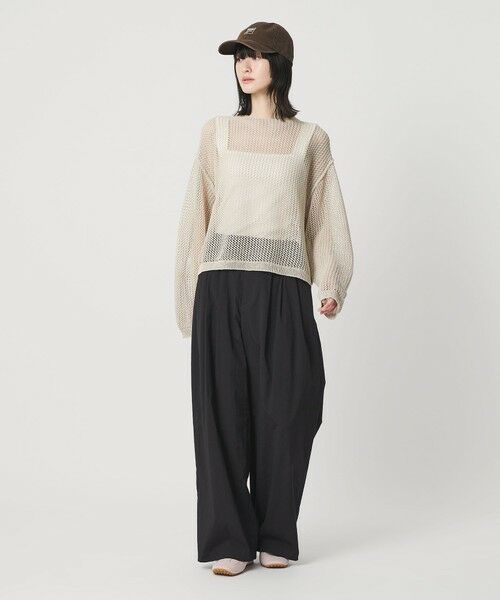 BEAUTY&YOUTH UNITED ARROWS / ビューティー&ユース ユナイテッドアローズ その他パンツ | ナイロンコットン ワイドタックパンツ ウォッシャブル | 詳細11