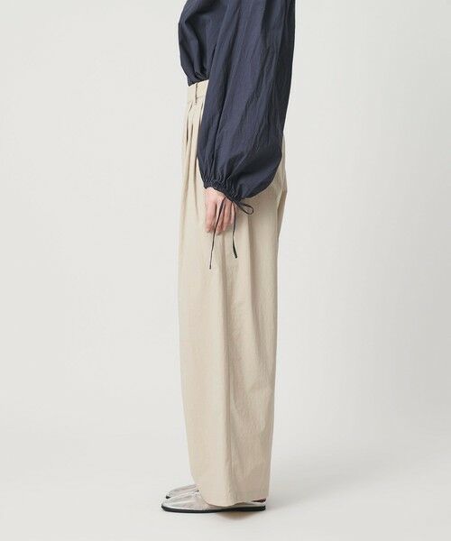 BEAUTY&YOUTH UNITED ARROWS / ビューティー&ユース ユナイテッドアローズ その他パンツ | ナイロンコットン ワイドタックパンツ ウォッシャブル | 詳細18