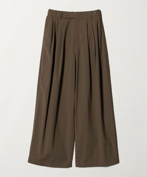 BEAUTY&YOUTH UNITED ARROWS / ビューティー&ユース ユナイテッドアローズ その他パンツ | ナイロンコットン ワイドタックパンツ ウォッシャブル（MOCA）