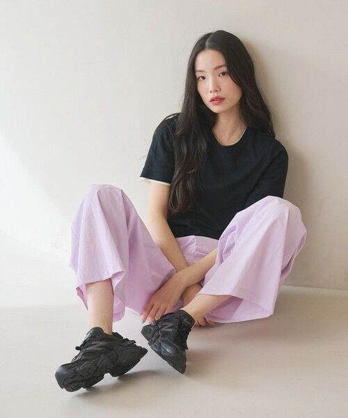 BEAUTY&YOUTH UNITED ARROWS / ビューティー&ユース ユナイテッドアローズ その他パンツ | ナイロンコットン ワイドタックパンツ ウォッシャブル | 詳細24