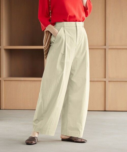 BEAUTY&YOUTH UNITED ARROWS / ビューティー&ユース ユナイテッドアローズ その他パンツ | タックカーブパンツ ウォッシャブル 接触冷感 | 詳細2