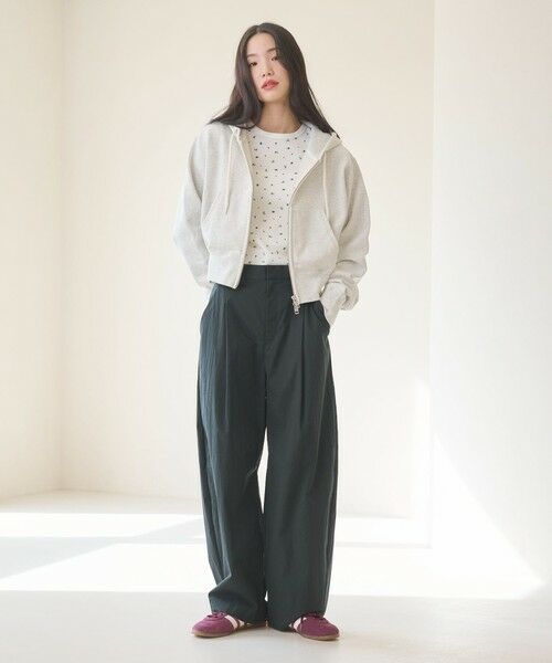 BEAUTY&YOUTH UNITED ARROWS / ビューティー&ユース ユナイテッドアローズ その他パンツ | タックカーブパンツ ウォッシャブル 接触冷感 | 詳細14