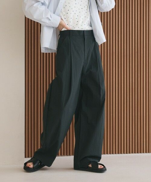 BEAUTY&YOUTH UNITED ARROWS / ビューティー&ユース ユナイテッドアローズ その他パンツ | タックカーブパンツ ウォッシャブル 接触冷感 | 詳細7
