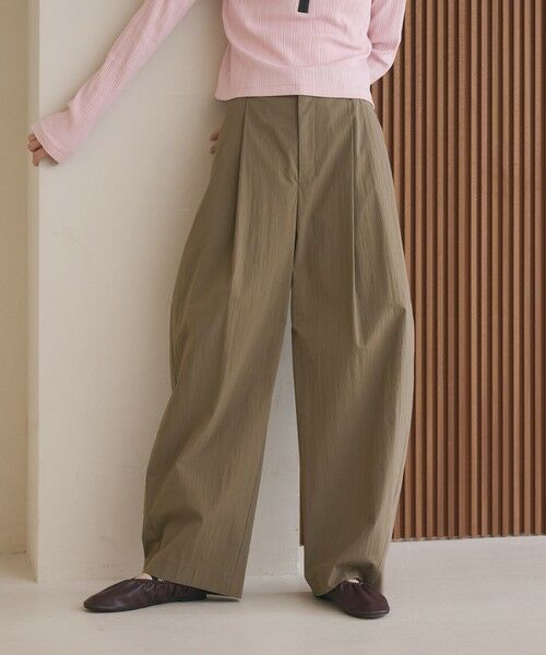 BEAUTY&YOUTH UNITED ARROWS / ビューティー&ユース ユナイテッドアローズ その他パンツ | タックカーブパンツ ウォッシャブル 接触冷感 | 詳細19