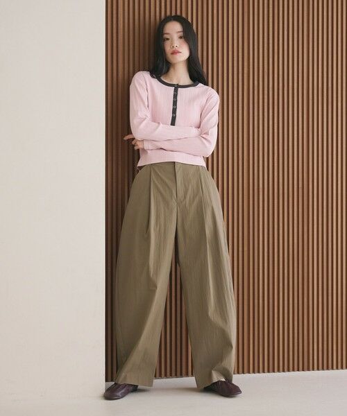 BEAUTY&YOUTH UNITED ARROWS / ビューティー&ユース ユナイテッドアローズ その他パンツ | タックカーブパンツ ウォッシャブル 接触冷感 | 詳細22