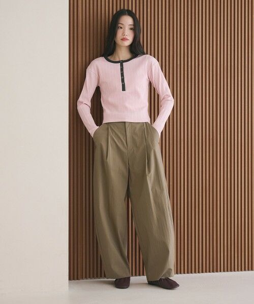 BEAUTY&YOUTH UNITED ARROWS / ビューティー&ユース ユナイテッドアローズ その他パンツ | タックカーブパンツ ウォッシャブル 接触冷感 | 詳細21