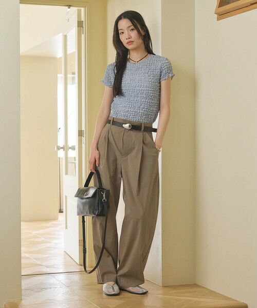 BEAUTY&YOUTH UNITED ARROWS / ビューティー&ユース ユナイテッドアローズ その他パンツ | タックカーブパンツ ウォッシャブル 接触冷感 | 詳細17