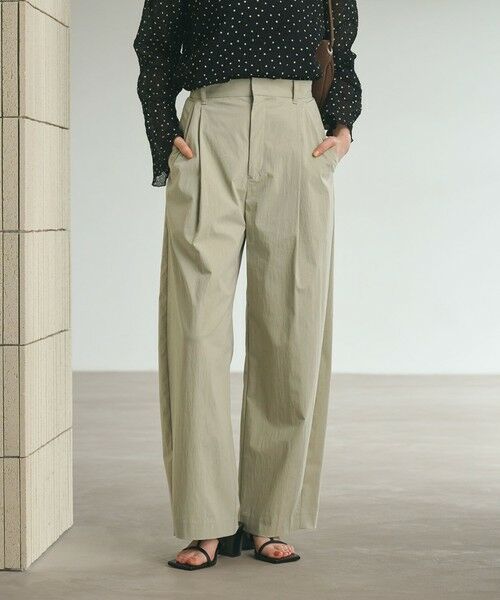 BEAUTY&YOUTH UNITED ARROWS / ビューティー&ユース ユナイテッドアローズ その他パンツ | タックカーブパンツ ウォッシャブル 接触冷感 | 詳細19