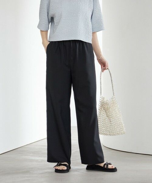 BEAUTY&YOUTH UNITED ARROWS / ビューティー&ユース ユナイテッドアローズ その他パンツ | リネンライク ライトイージーパンツ ウォッシャブル 防シワ | 詳細1