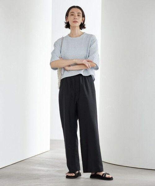 BEAUTY&YOUTH UNITED ARROWS / ビューティー&ユース ユナイテッドアローズ その他パンツ | リネンライク ライトイージーパンツ ウォッシャブル 防シワ | 詳細4