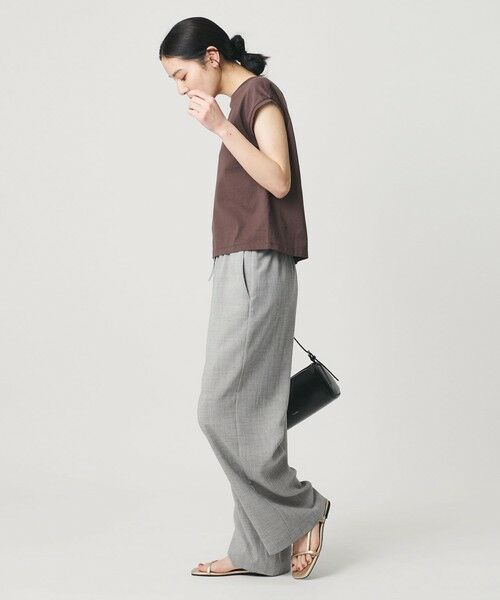 BEAUTY&YOUTH UNITED ARROWS / ビューティー&ユース ユナイテッドアローズ その他パンツ | リネンライク ライトイージーパンツ ウォッシャブル 防シワ | 詳細10