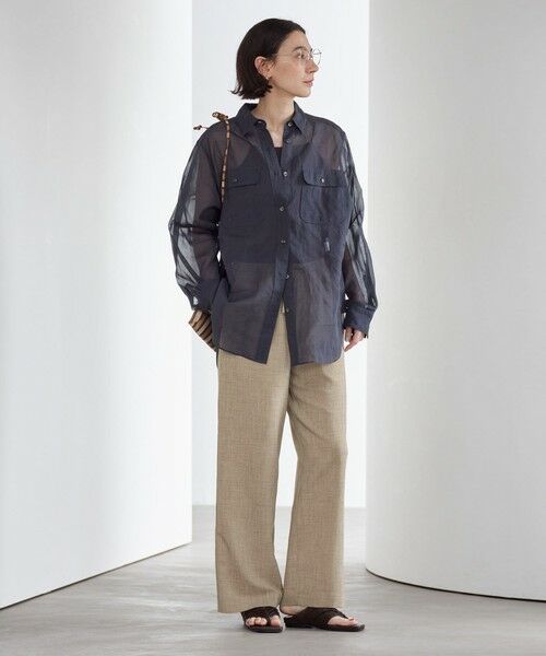 BEAUTY&YOUTH UNITED ARROWS / ビューティー&ユース ユナイテッドアローズ その他パンツ | リネンライク ライトイージーパンツ ウォッシャブル 防シワ | 詳細15