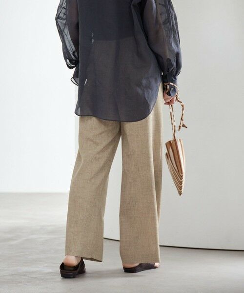 BEAUTY&YOUTH UNITED ARROWS / ビューティー&ユース ユナイテッドアローズ その他パンツ | リネンライク ライトイージーパンツ ウォッシャブル 防シワ | 詳細17