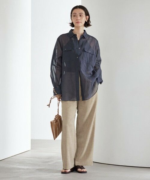 BEAUTY&YOUTH UNITED ARROWS / ビューティー&ユース ユナイテッドアローズ その他パンツ | リネンライク ライトイージーパンツ ウォッシャブル 防シワ | 詳細20