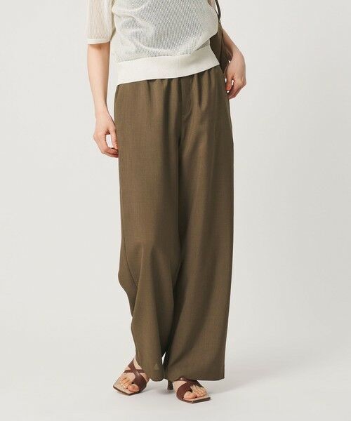 BEAUTY&YOUTH UNITED ARROWS / ビューティー&ユース ユナイテッドアローズ その他パンツ | リネンライク ライトイージーパンツ ウォッシャブル 防シワ | 詳細21