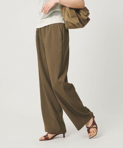 BEAUTY&YOUTH UNITED ARROWS / ビューティー&ユース ユナイテッドアローズ その他パンツ | リネンライク ライトイージーパンツ ウォッシャブル 防シワ | 詳細22
