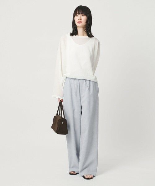BEAUTY&YOUTH UNITED ARROWS / ビューティー&ユース ユナイテッドアローズ その他パンツ | リネンライク ライトイージーパンツ ウォッシャブル 防シワ | 詳細25