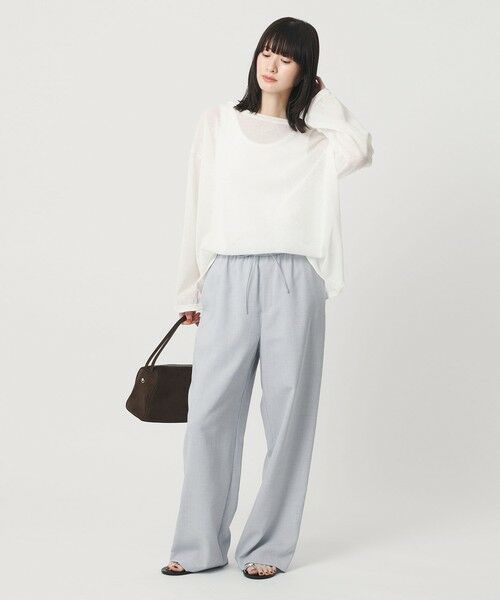 BEAUTY&YOUTH UNITED ARROWS / ビューティー&ユース ユナイテッドアローズ その他パンツ | リネンライク ライトイージーパンツ ウォッシャブル 防シワ | 詳細26