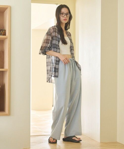 BEAUTY&YOUTH UNITED ARROWS / ビューティー&ユース ユナイテッドアローズ その他パンツ | リネンライク ライトイージーパンツ ウォッシャブル 防シワ | 詳細25