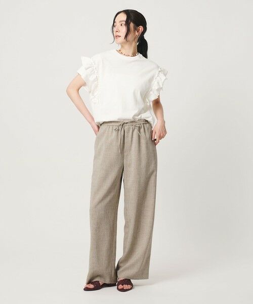BEAUTY&YOUTH UNITED ARROWS / ビューティー&ユース ユナイテッドアローズ その他パンツ | リネンライク ライトイージーパンツ ウォッシャブル 防シワ | 詳細30