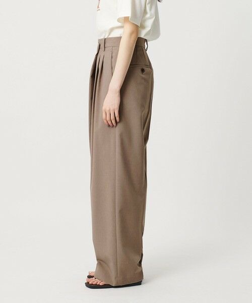 BEAUTY&YOUTH UNITED ARROWS / ビューティー&ユース ユナイテッドアローズ その他パンツ | ポプリン 2タック ラップパンツ ウォッシャブル 吸水速乾 接触冷感 | 詳細25