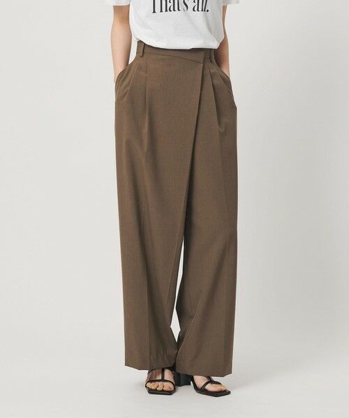 BEAUTY&YOUTH UNITED ARROWS / ビューティー&ユース ユナイテッドアローズ その他パンツ | ポプリン 2タック ラップパンツ ウォッシャブル 吸水速乾 接触冷感 | 詳細28