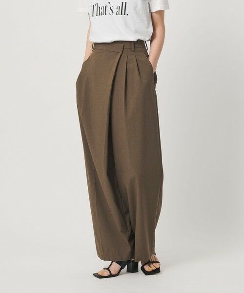 BEAUTY&YOUTH UNITED ARROWS / ビューティー&ユース ユナイテッドアローズ その他パンツ | ポプリン 2タック ラップパンツ ウォッシャブル 吸水速乾 接触冷感 | 詳細29