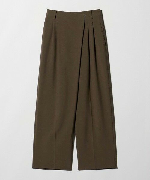 BEAUTY&YOUTH UNITED ARROWS / ビューティー&ユース ユナイテッドアローズ その他パンツ | ポプリン 2タック ラップパンツ ウォッシャブル 吸水速乾 接触冷感（MOCA）