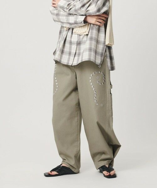 BEAUTY&YOUTH UNITED ARROWS / ビューティー&ユース ユナイテッドアローズ その他パンツ | コットン メタルモチーフ ペインターパンツ | 詳細1