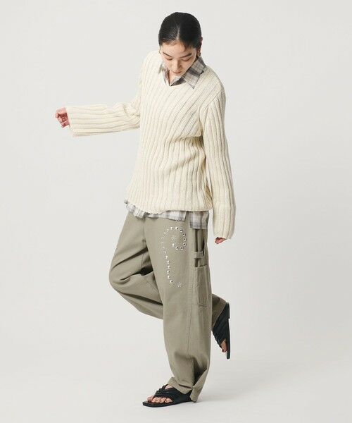 BEAUTY&YOUTH UNITED ARROWS / ビューティー&ユース ユナイテッドアローズ その他パンツ | コットン メタルモチーフ ペインターパンツ | 詳細2