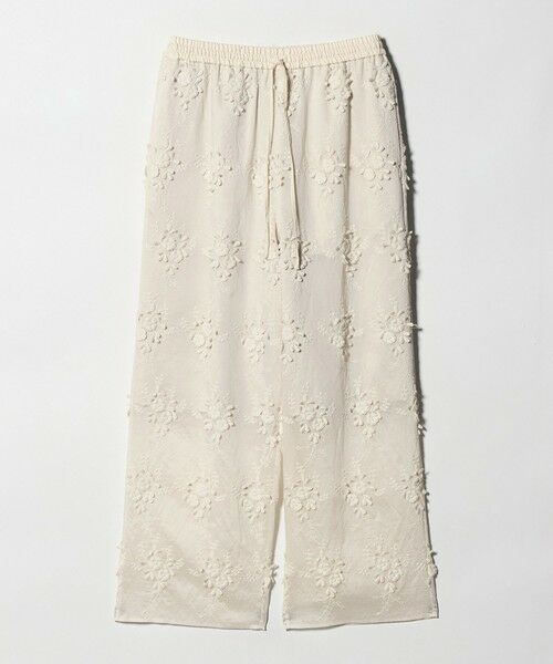 BEAUTY&YOUTH UNITED ARROWS / ビューティー&ユース ユナイテッドアローズ その他パンツ | セルロースナイロン エンブロイダリー イージーパンツ | 詳細8