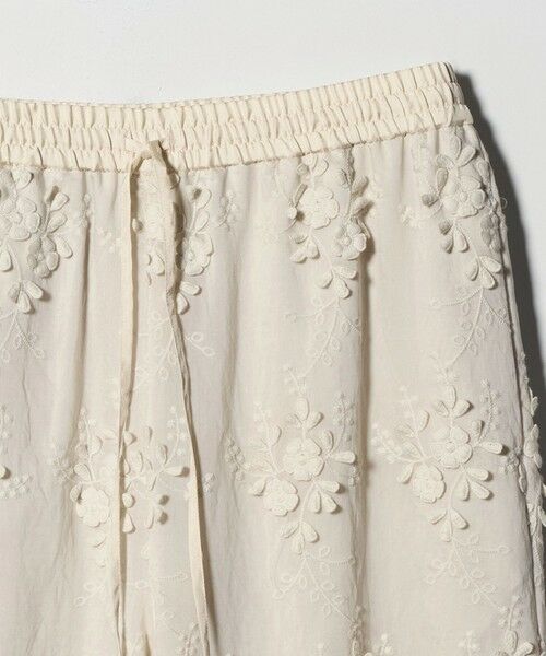 BEAUTY&YOUTH UNITED ARROWS / ビューティー&ユース ユナイテッドアローズ その他パンツ | セルロースナイロン エンブロイダリー イージーパンツ | 詳細10