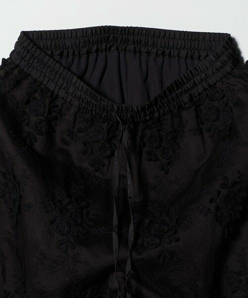 BEAUTY&YOUTH UNITED ARROWS / ビューティー&ユース ユナイテッドアローズ その他パンツ | セルロースナイロン エンブロイダリー イージーパンツ | 詳細21