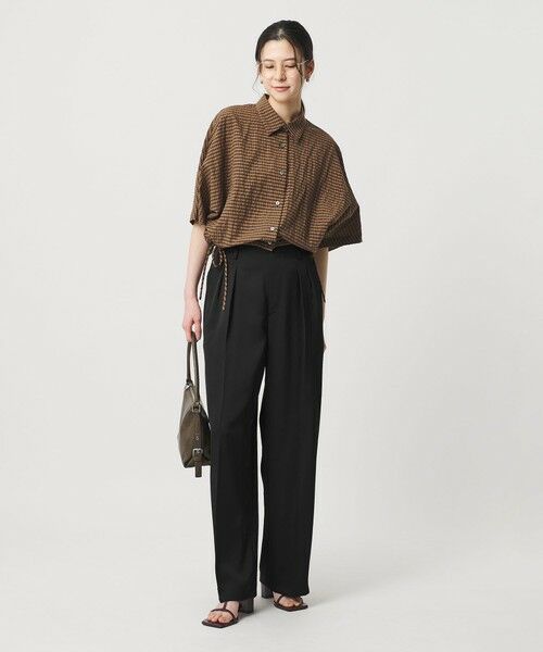 BEAUTY&YOUTH UNITED ARROWS / ビューティー&ユース ユナイテッドアローズ その他パンツ | ポリエステル ドレープ 2タック ワイドパンツ ウォッシャブル | 詳細11