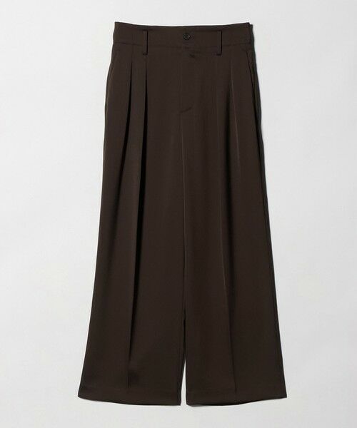 BEAUTY&YOUTH UNITED ARROWS / ビューティー&ユース ユナイテッドアローズ その他パンツ | ポリエステル ドレープ 2タック ワイドパンツ ウォッシャブル | 詳細21