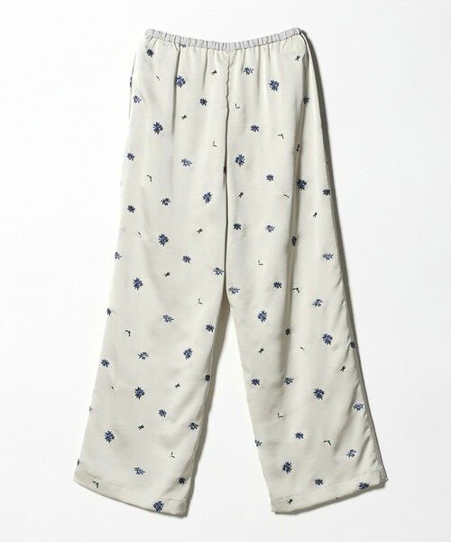 BEAUTY&YOUTH UNITED ARROWS / ビューティー&ユース ユナイテッドアローズ その他パンツ | フラワー エンブロイダリー ドローストリング パンツ ウォッシャブル | 詳細14