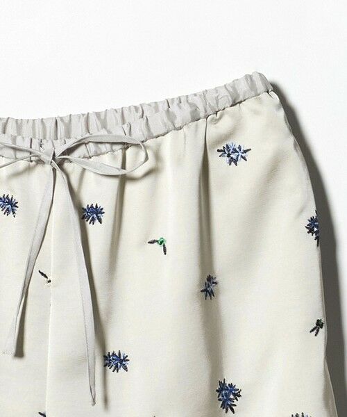 BEAUTY&YOUTH UNITED ARROWS / ビューティー&ユース ユナイテッドアローズ その他パンツ | フラワー エンブロイダリー ドローストリング パンツ ウォッシャブル | 詳細15
