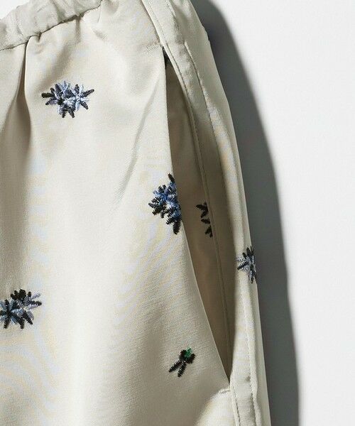 BEAUTY&YOUTH UNITED ARROWS / ビューティー&ユース ユナイテッドアローズ その他パンツ | フラワー エンブロイダリー ドローストリング パンツ ウォッシャブル | 詳細16