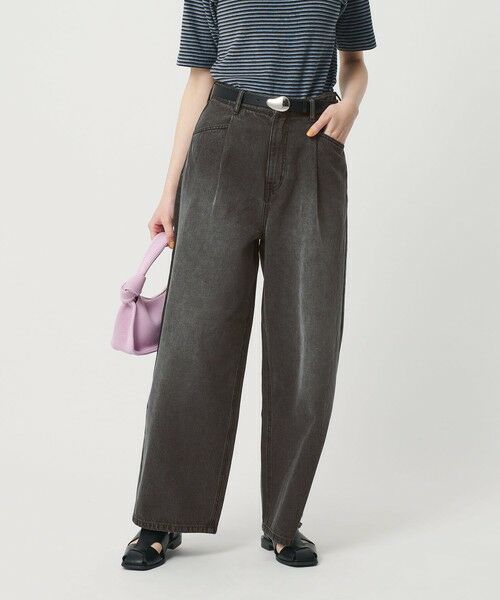 BEAUTY&YOUTH UNITED ARROWS / ビューティー&ユース ユナイテッドアローズ デニムパンツ | 【WEB限定】タックワイド デニムパンツ | 詳細5