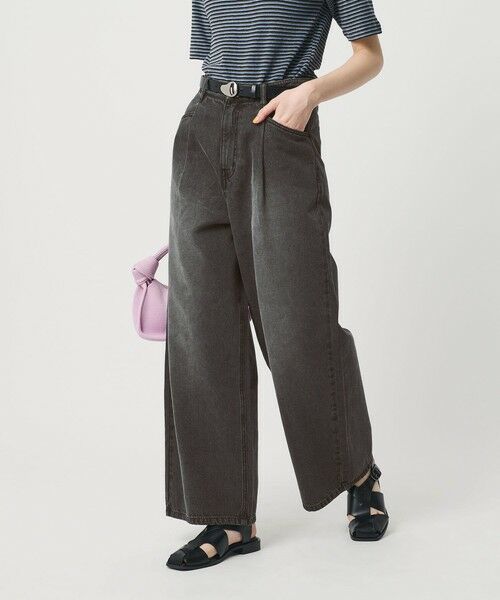 BEAUTY&YOUTH UNITED ARROWS / ビューティー&ユース ユナイテッドアローズ デニムパンツ | 【WEB限定】タックワイド デニムパンツ | 詳細6