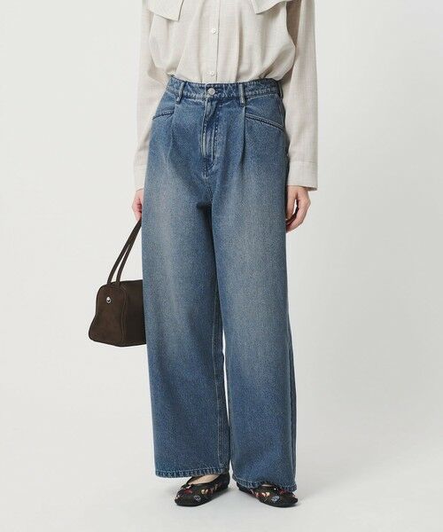 BEAUTY&YOUTH UNITED ARROWS / ビューティー&ユース ユナイテッドアローズ デニムパンツ | 【WEB限定】タックワイド デニムパンツ | 詳細13