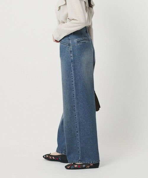 BEAUTY&YOUTH UNITED ARROWS / ビューティー&ユース ユナイテッドアローズ デニムパンツ | 【WEB限定】タックワイド デニムパンツ | 詳細14