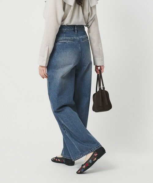 BEAUTY&YOUTH UNITED ARROWS / ビューティー&ユース ユナイテッドアローズ デニムパンツ | 【WEB限定】タックワイド デニムパンツ | 詳細15