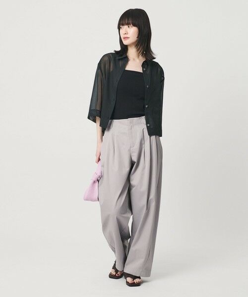 BEAUTY&YOUTH UNITED ARROWS / ビューティー&ユース ユナイテッドアローズ チノ・ワークパンツ | 【WEB限定】バレルワイドチノパンツ ウォッシャブル | 詳細10