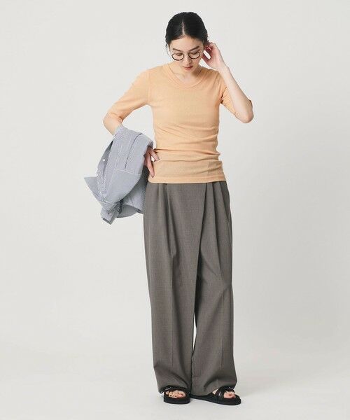 BEAUTY&YOUTH UNITED ARROWS / ビューティー&ユース ユナイテッドアローズ カットソー | ポリエステル 2WAY コンパクトカットソー | 詳細23